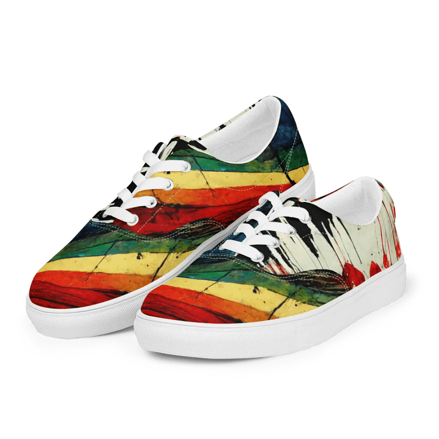 Vivid Arc Women's Canvas Shoes product image (4)