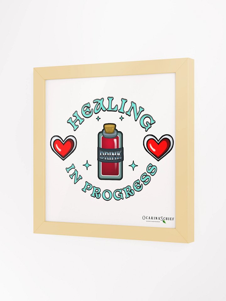 Healing In Progress Framed High-Quality Matte Poster product image (6)
