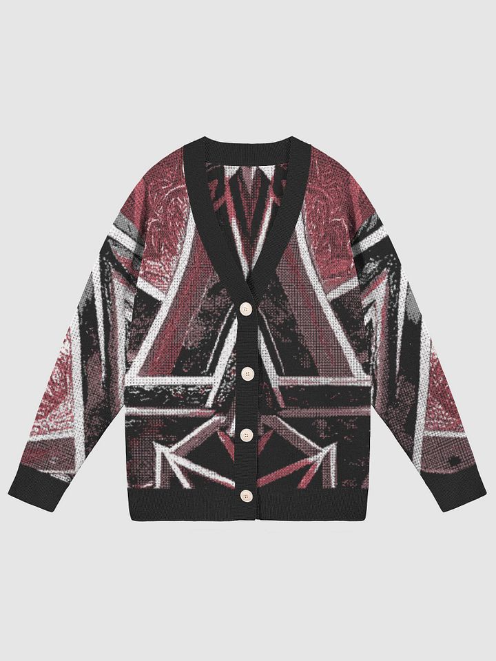 Geometric Fusion Knitted Cardigan product image (5)