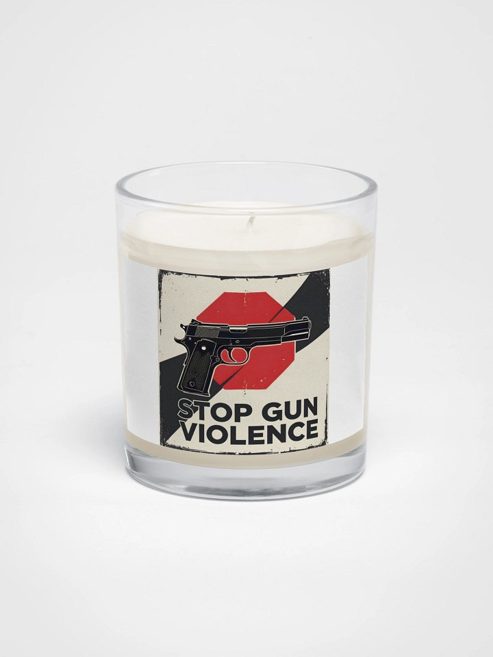 Stop Gun Violence Soy Wax Candle product image (1)