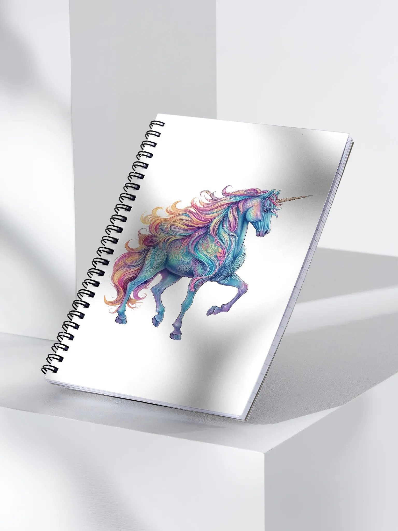 Whimsical Unicorn Dreams Spiral Notebook product image (3)