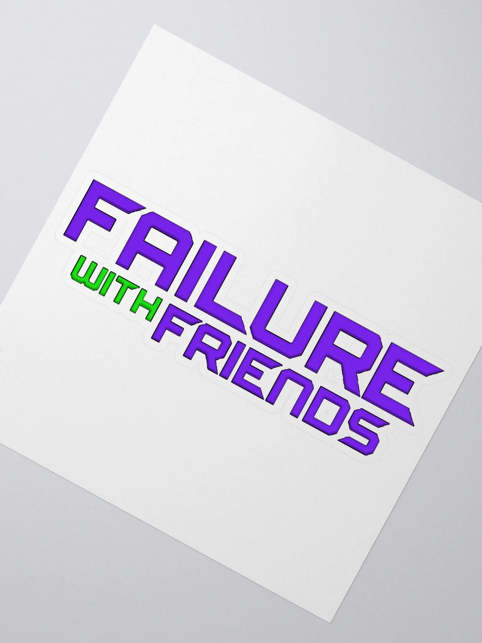 Failure With Friends - Full Logo Sticker product image (5)