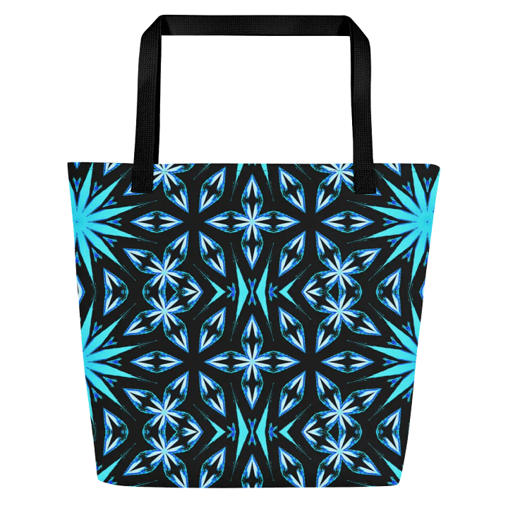Abstract Floral Stars Repeating Pattern Tote Bag product image (2)