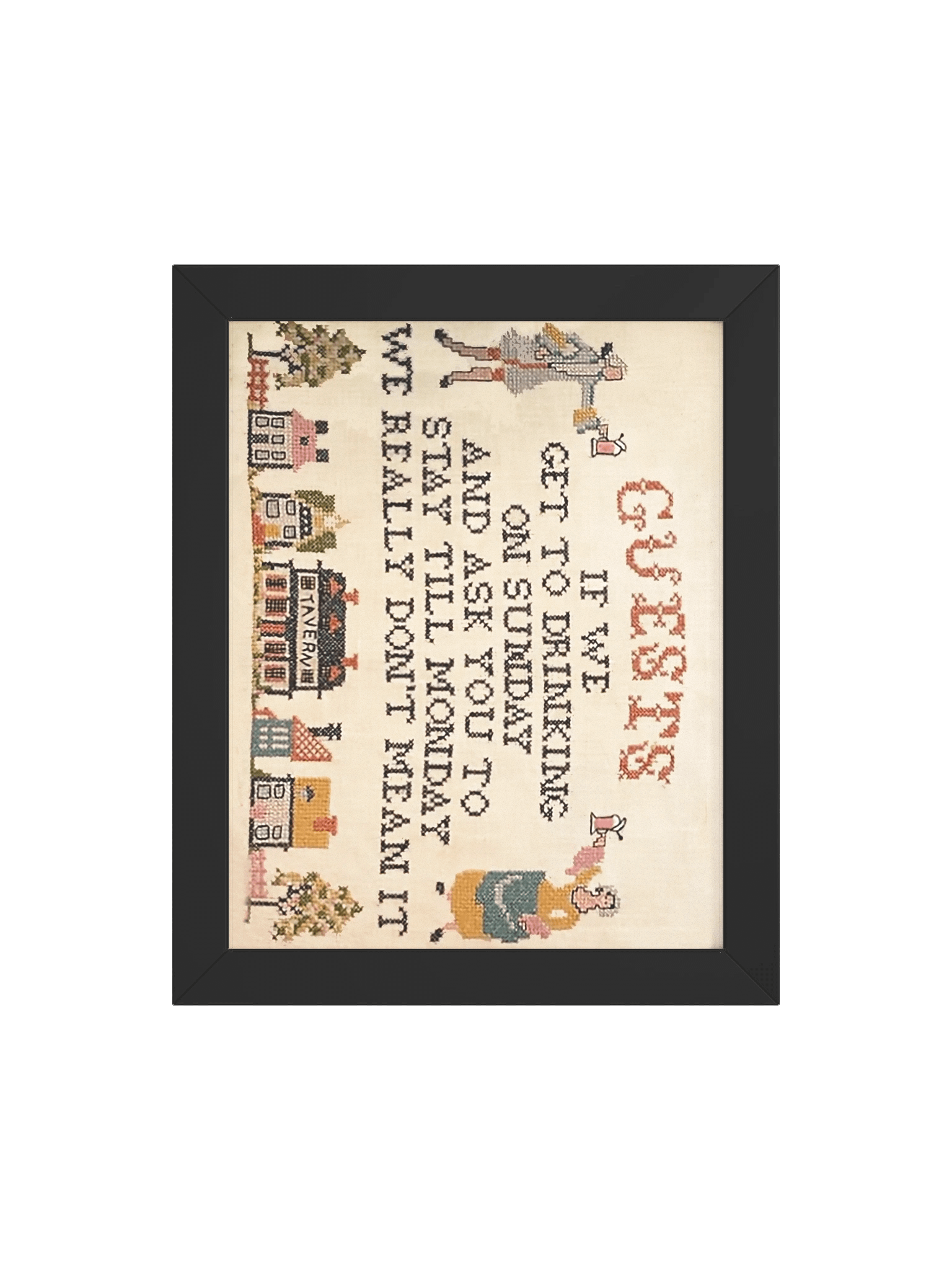 Whimsical Sunday Reminder Framed Poster product image (4)