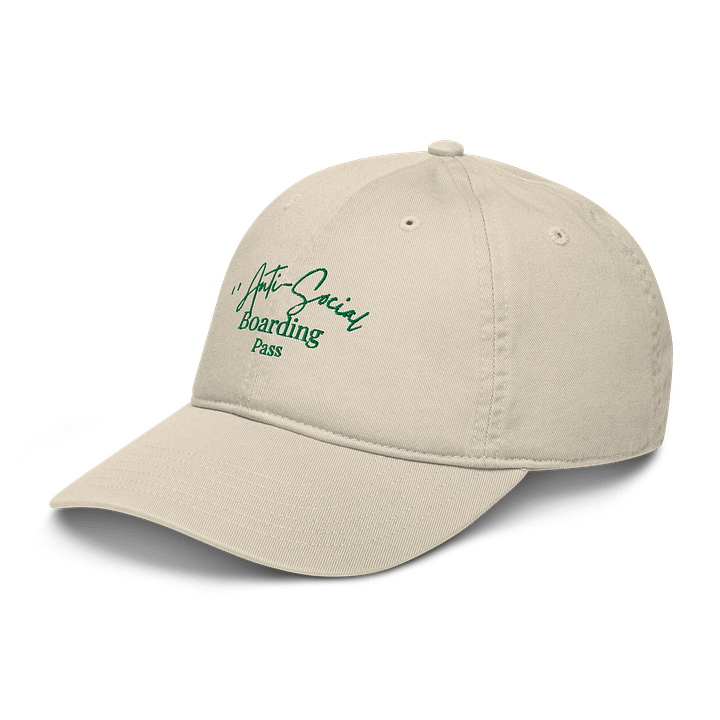 Anti-Social Boarding Pass Embroidered Hat product image (2)
