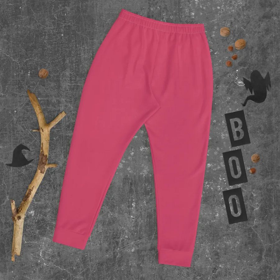 Plain Ruby Red True Summer Recycled Polyester Premium Men's Joggers by Treasure Pie product image (8)