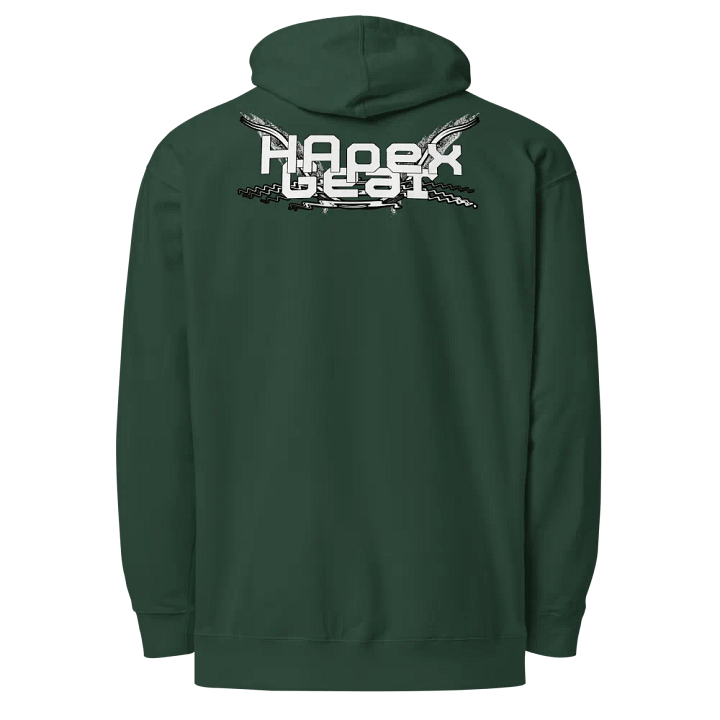 Midweight Hoodie - Embroidered - White HApex Gear White Logo product image (1)