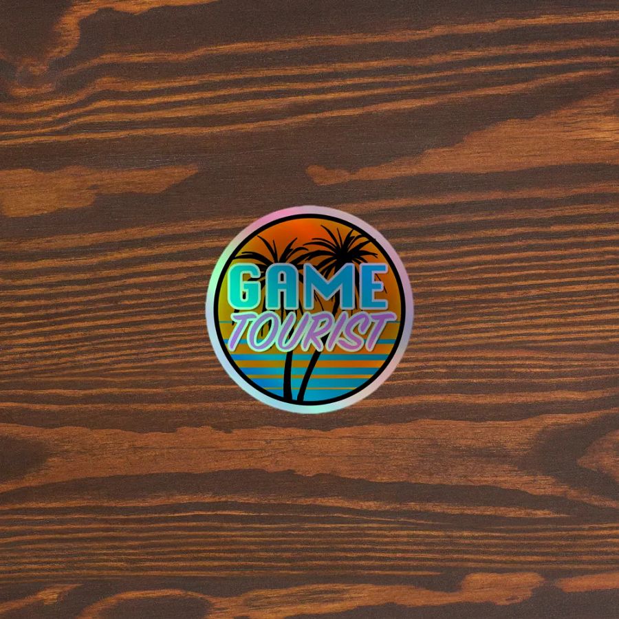 Game Tourist Holographic Sticker product image (3)
