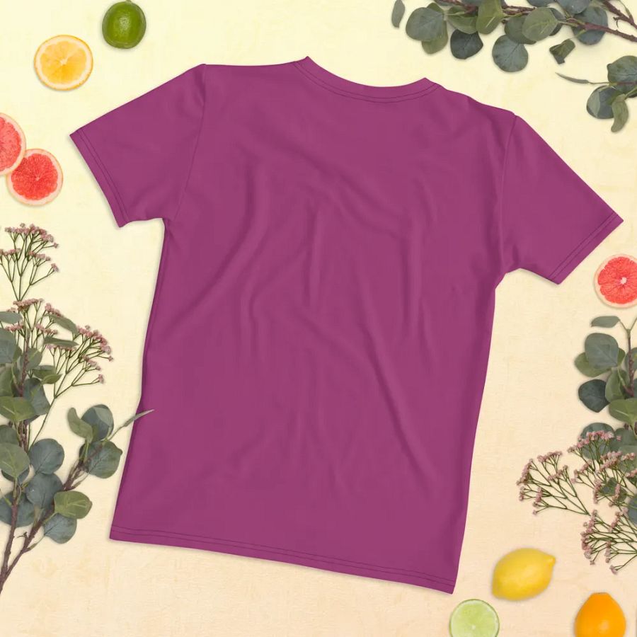 Plain Plum Purple True Summer Women's Crewneck Polyester Heavyweight Premium T-Shirt by Treasure Pie product image (11)