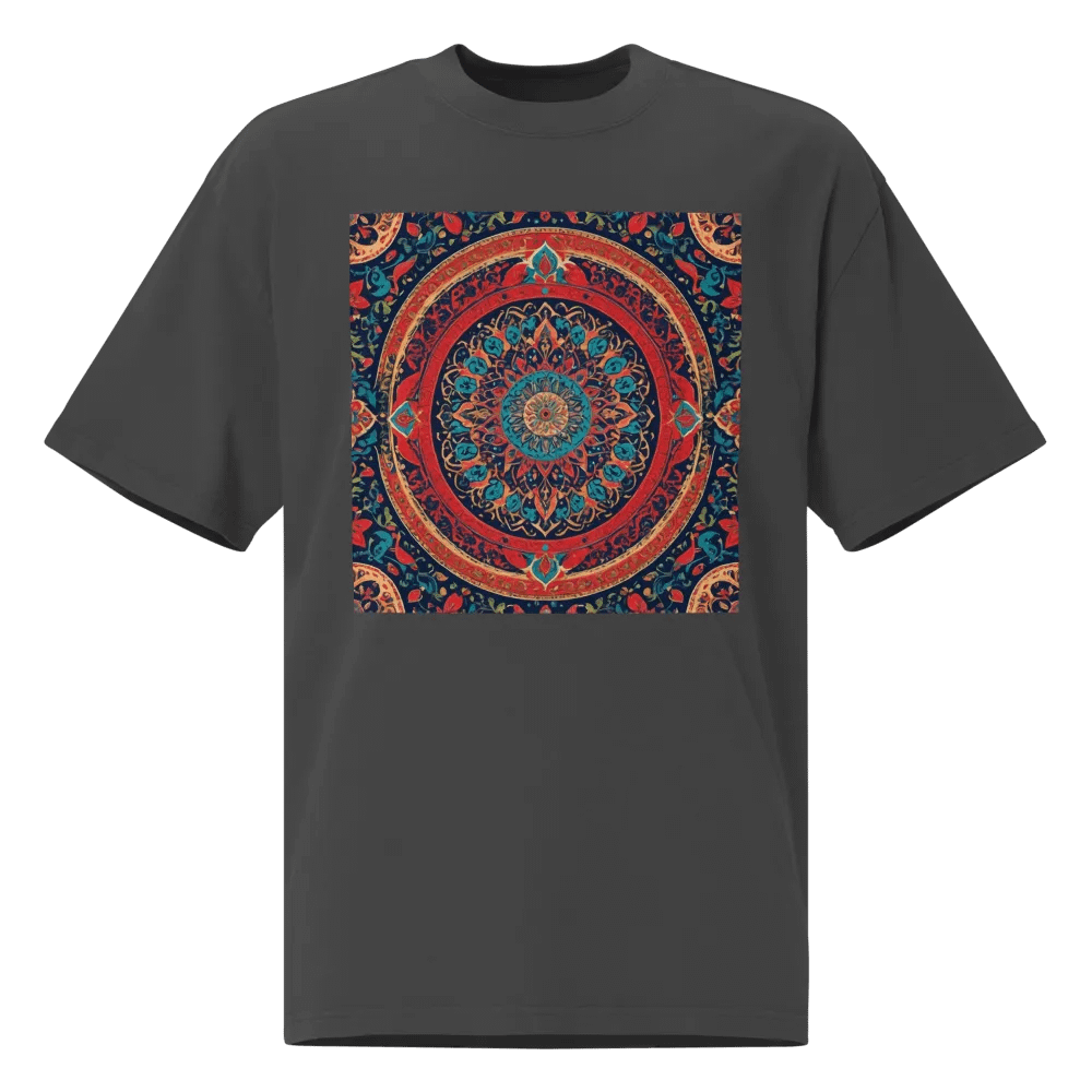 T-Shirt with Persian Carpet Design Mix of Beautiful Colors product image (1)