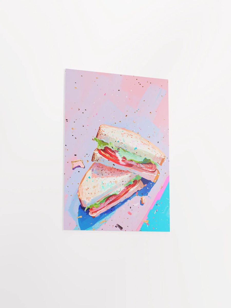 Abstract Sandwich Art Matte Poster product image (5)