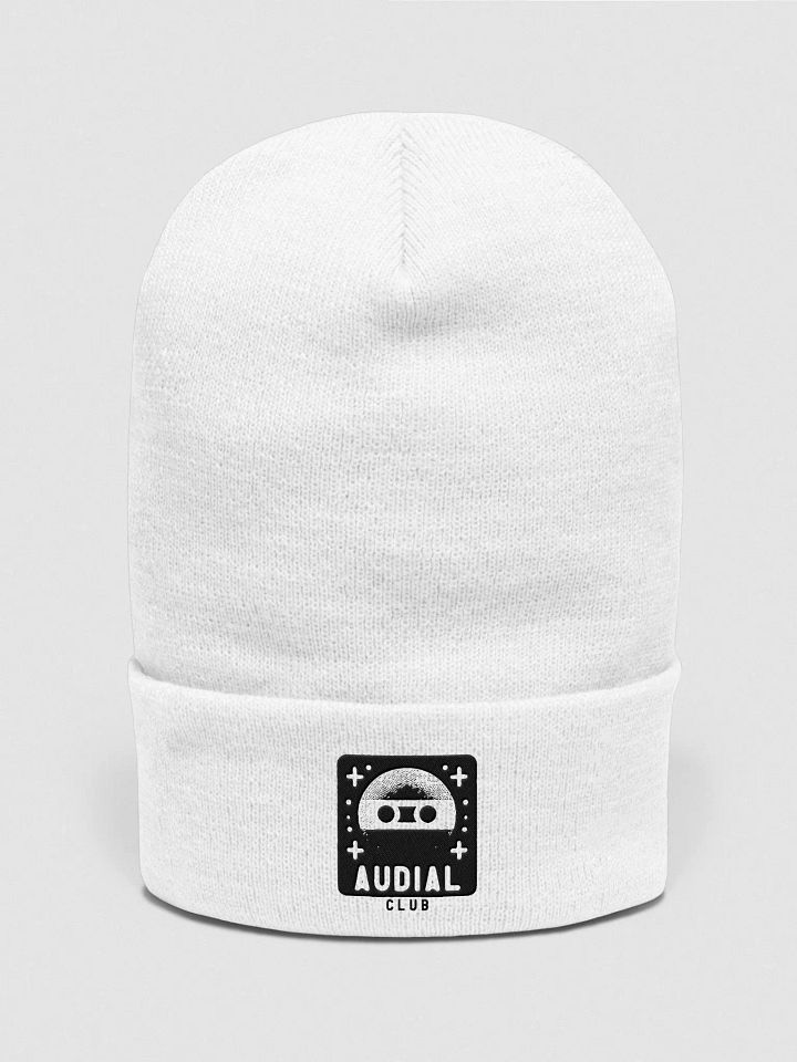 Super comfy and warm Audial Club White Beanie product image (1)