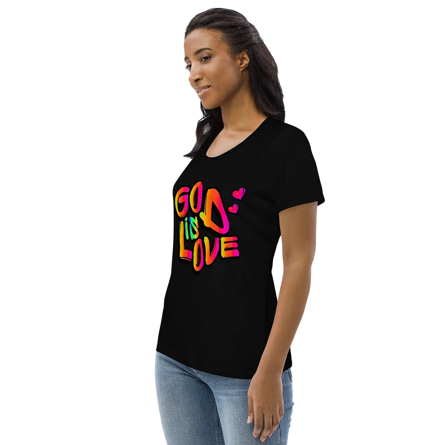 God Is Love- Christian Streetwear Fitted T-Shirt product image (6)