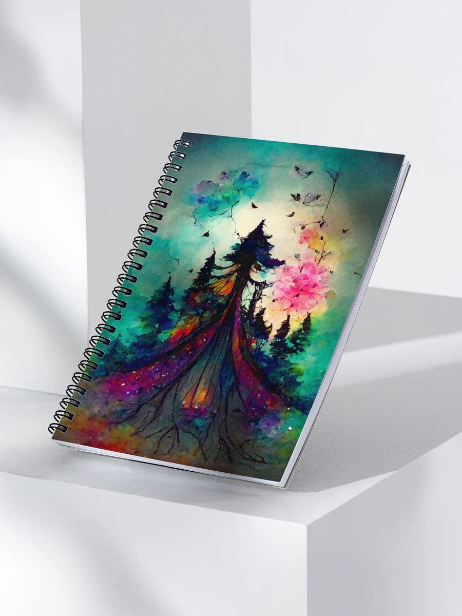 Whimsical Tree of Life Spiral Notebook product image (3)