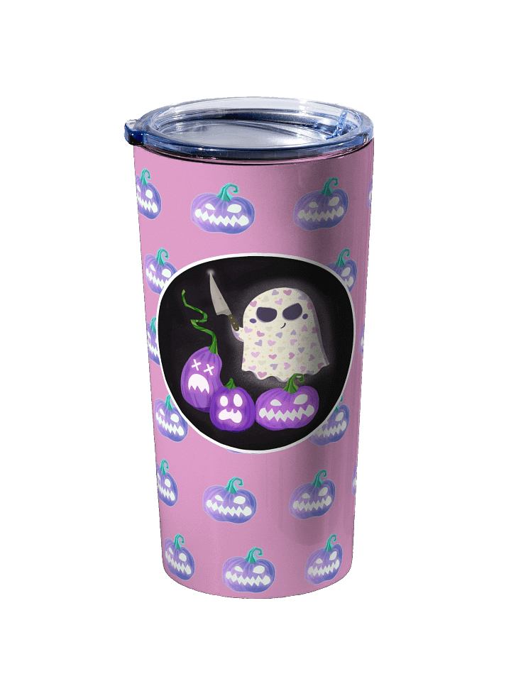 Little Ghost Pumpkin Carver in Purple - Stainless Steel Tumbler product image (1)