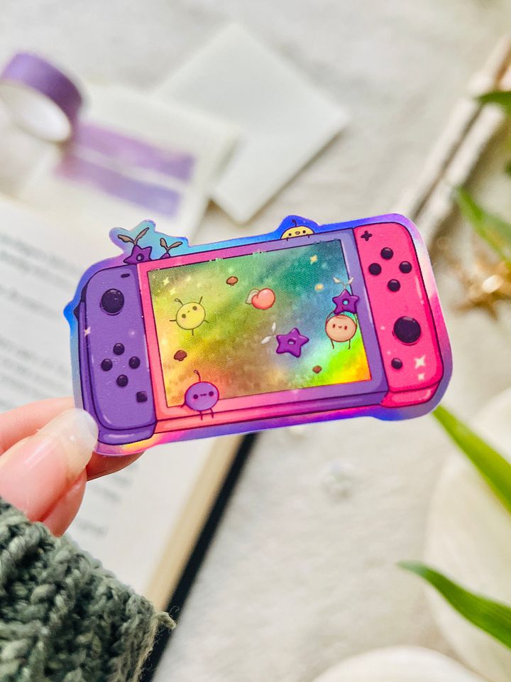 Stardew Switch Holographic Sticker product image (1)