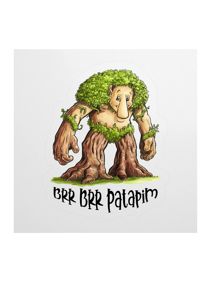 Brr Brr Patapim – Brainrot Cartoonish Sticker product image (1)