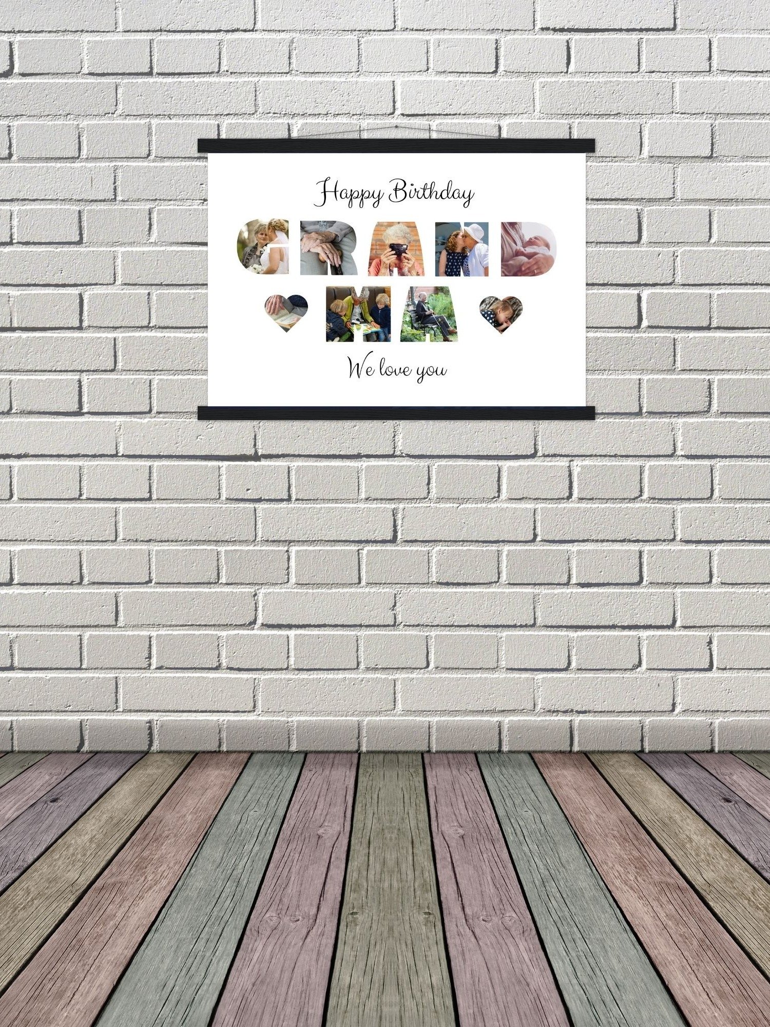 Happy Birthday Grandma Photo Collage Canva Template product image (6)