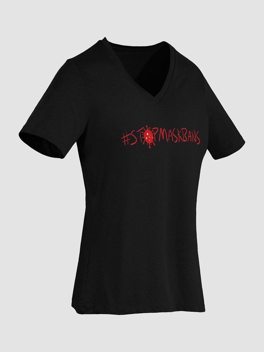 Stop Mask Bans Relaxed V-Neck Tee product image (13)