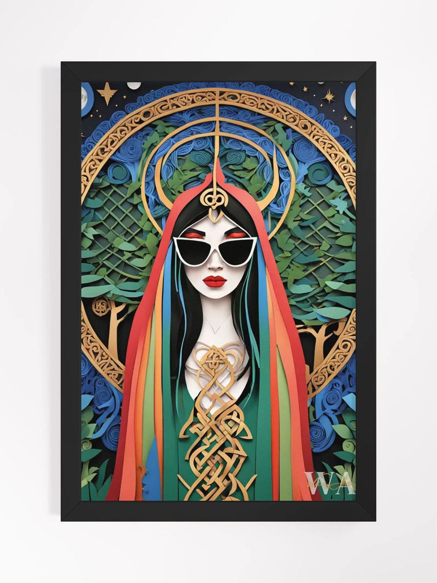 Winter Wiccan 15 - Framed Matte Poster product image (3)