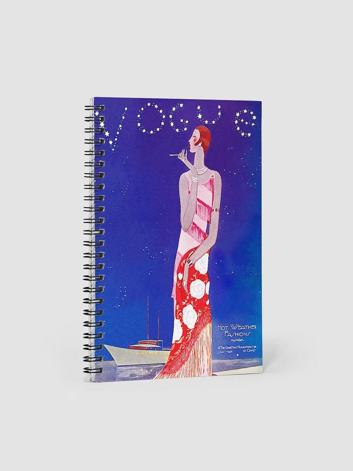 Vintage Vogue Magazine Cover from 1926 Spiral Notebook Journal product image (1)