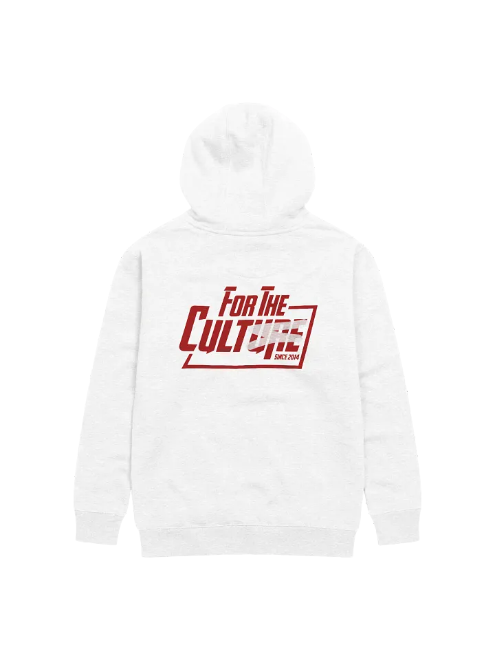 For the Culture Red / White Hoodie product image (1)