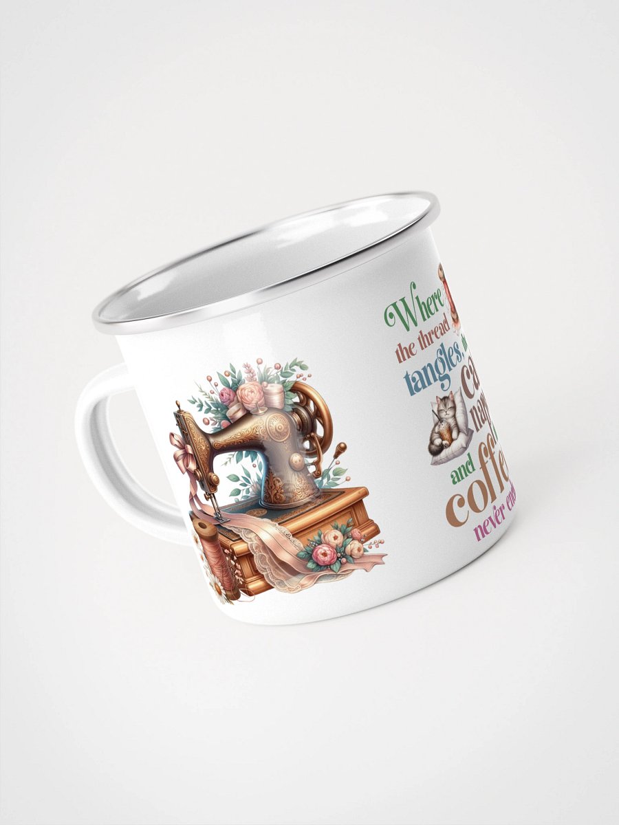 Sewist's Soul Soothe Enamel Mug product image (4)