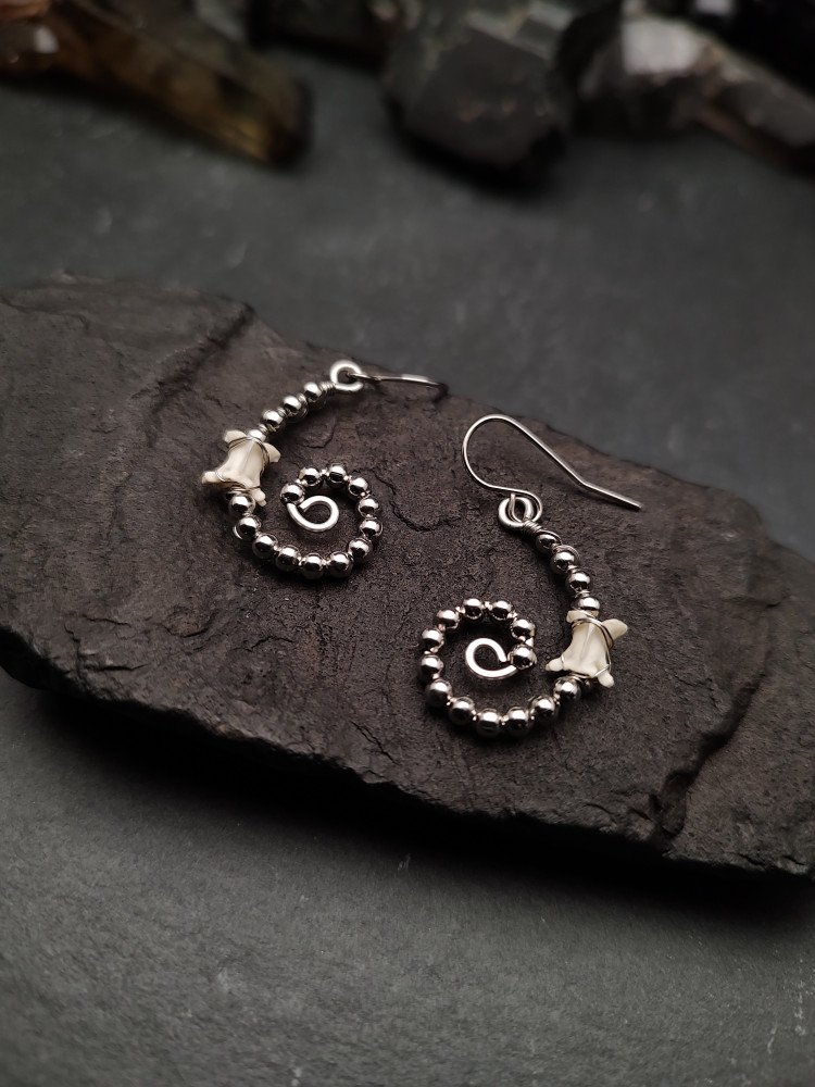 Earrings Bone Vault - Spiral Path II product image (1)