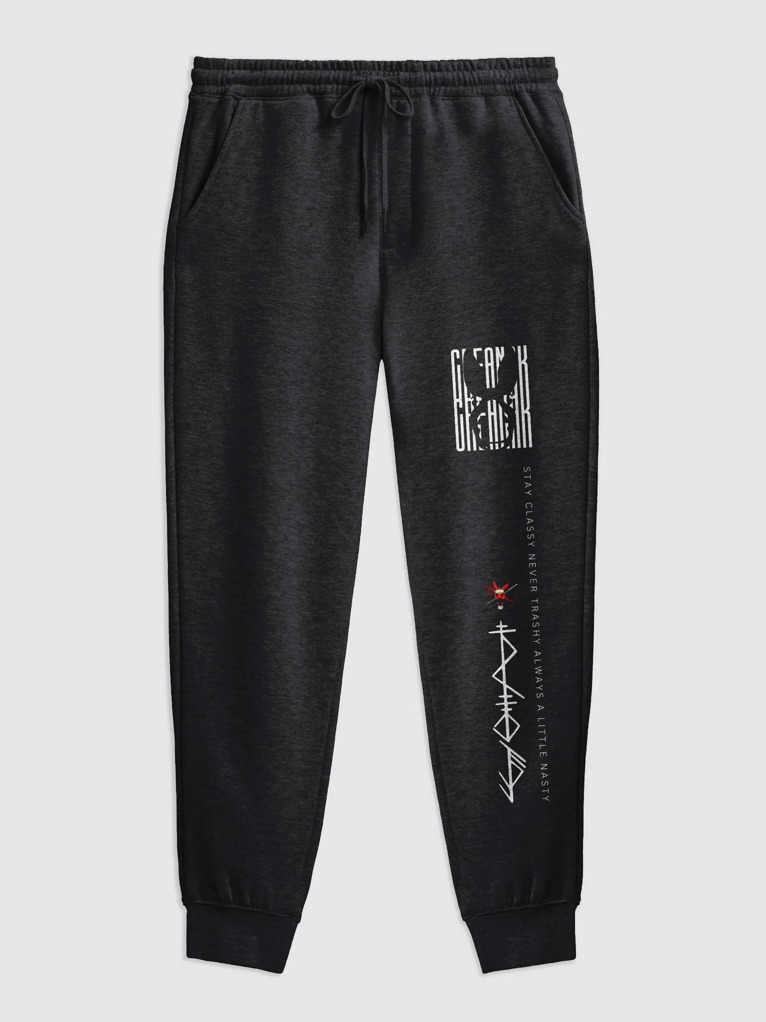 Stay Classy Norse Joggers - White Design product image (3)