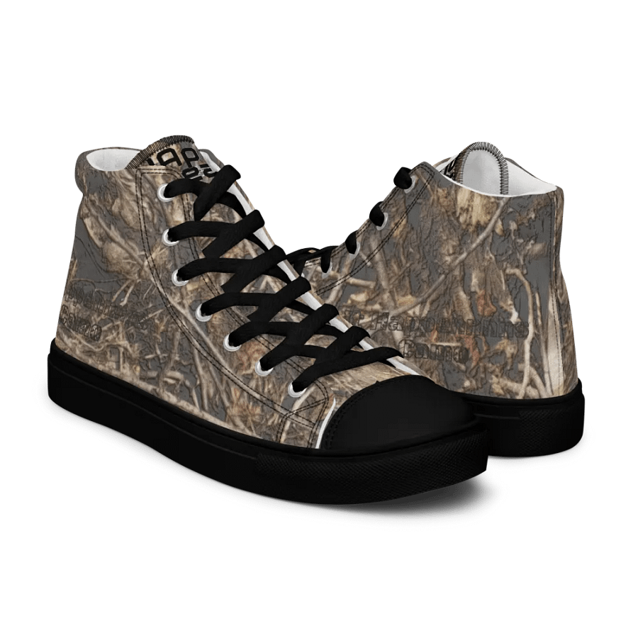 Men's High Top Canvas Shoes - Dead Split - It Happennnns Camo product image (11)