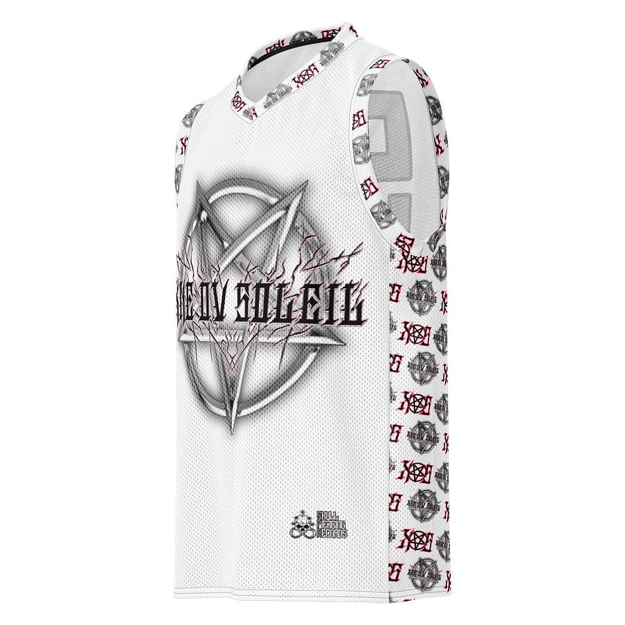 XNE OV SOLEIL Basketball Jersey (White) product image (1)