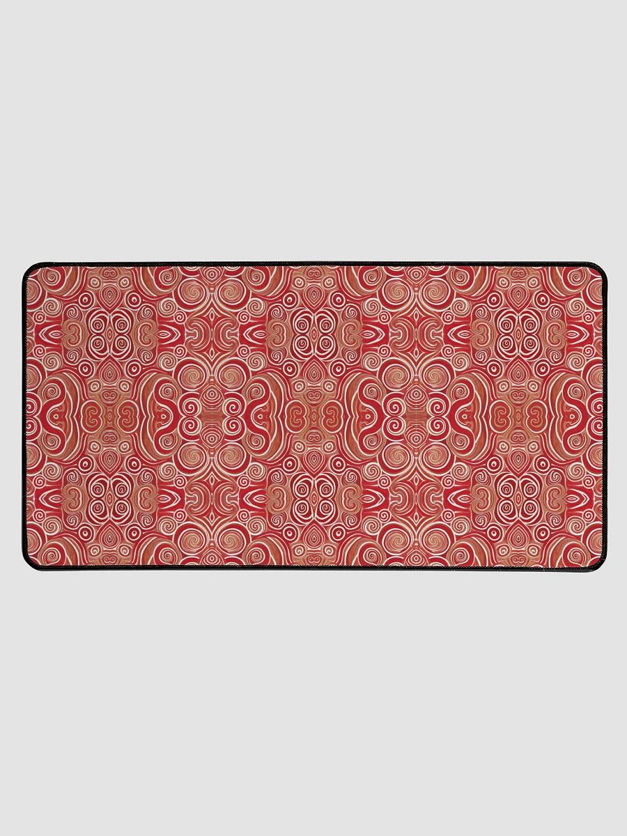 Funky Cherry Liquid Swirls Tie-Dye Desk Mat product image (2)