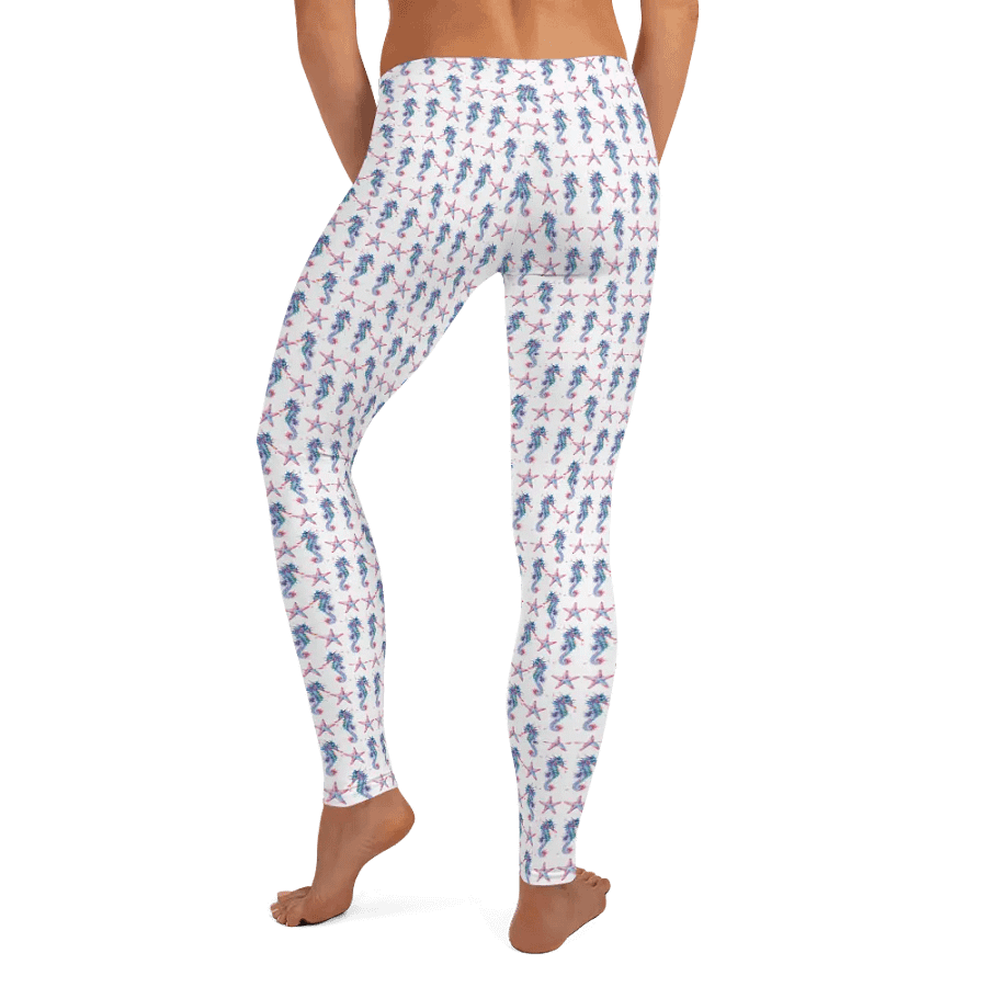 Colourful Seahorse And Starfish All-Over Print Leggings product image (9)