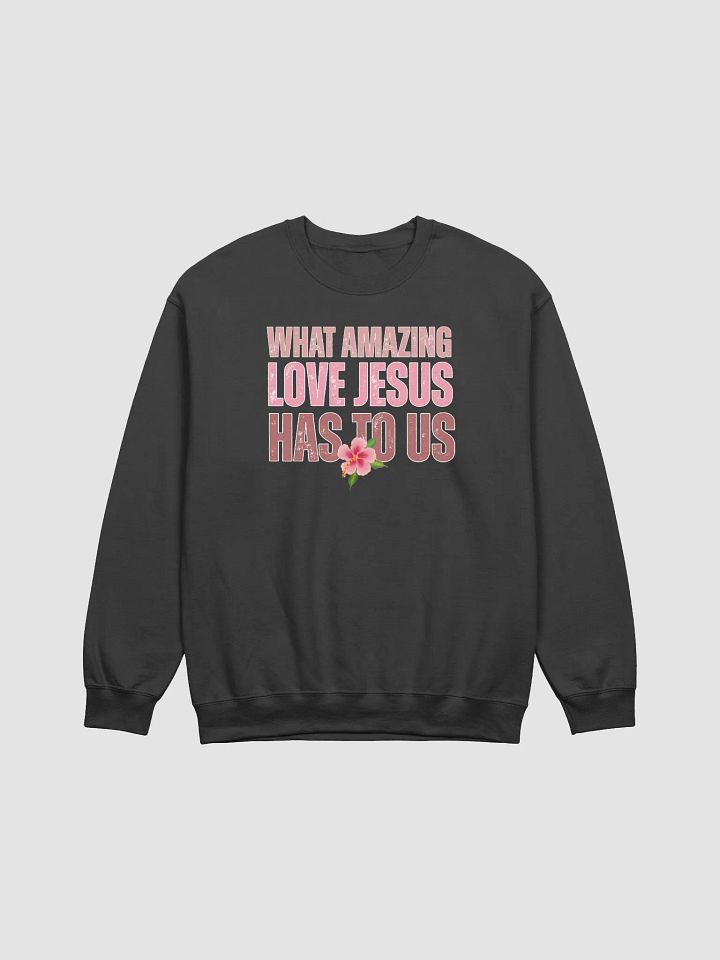 JESUS Amazing Love To Us Gildan Sweater product image (2)