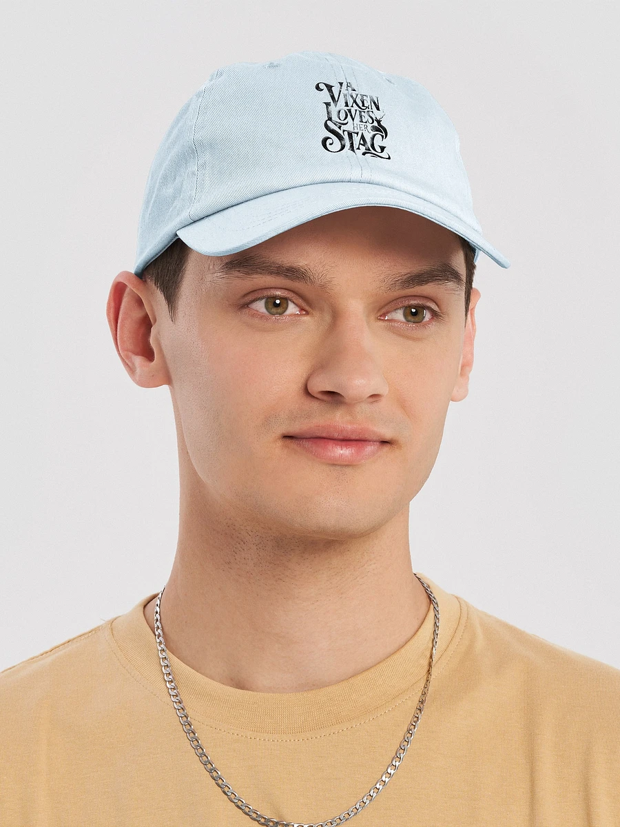 A Vixen Loves Her Stag embroidered pastel hat product image (17)