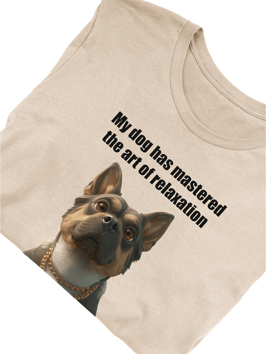 Bling Pup Gold Chain T-Shirt product image (5)