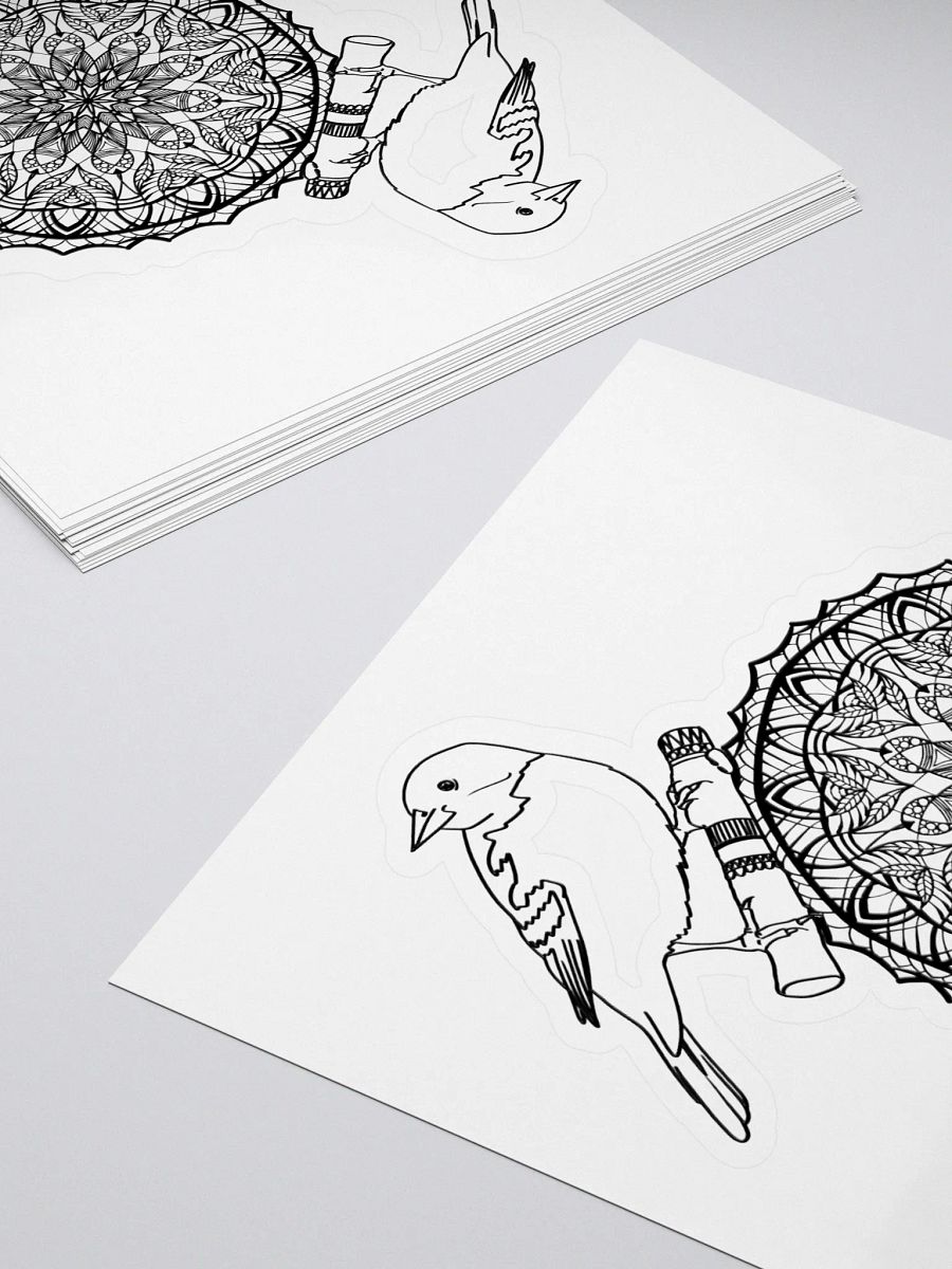 Symmetrical Serenity Mandala Stickers product image (1)
