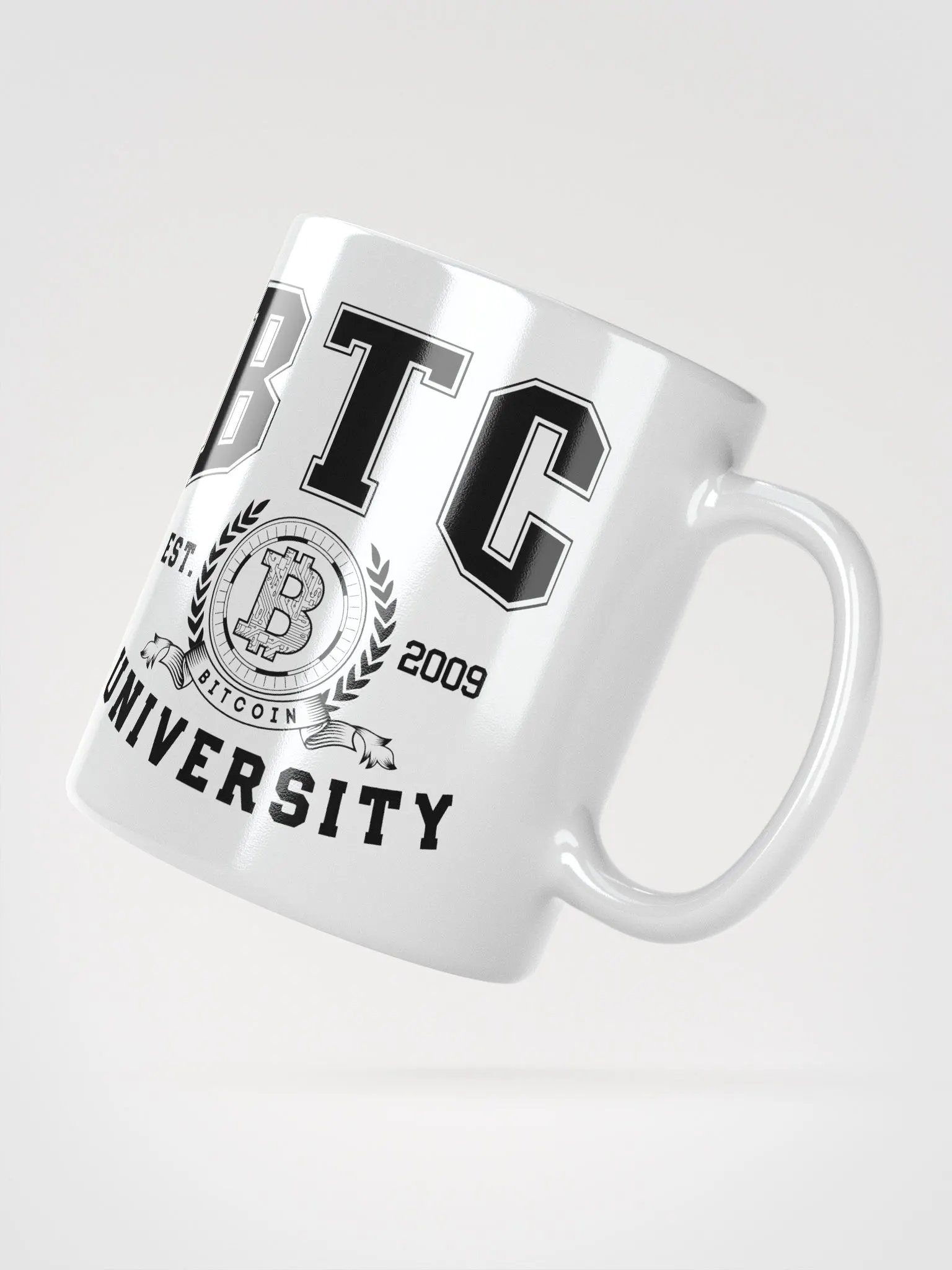 Bitcoin BTC University College Crypto Currency Blockchain Mug product image (3)