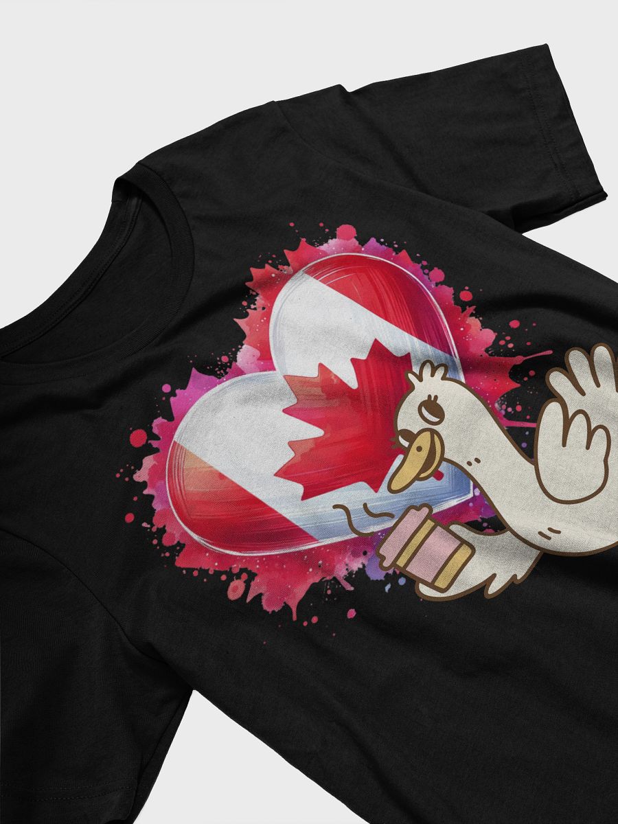 Quirky Canadian Duck Coffee T-Shirt product image (15)