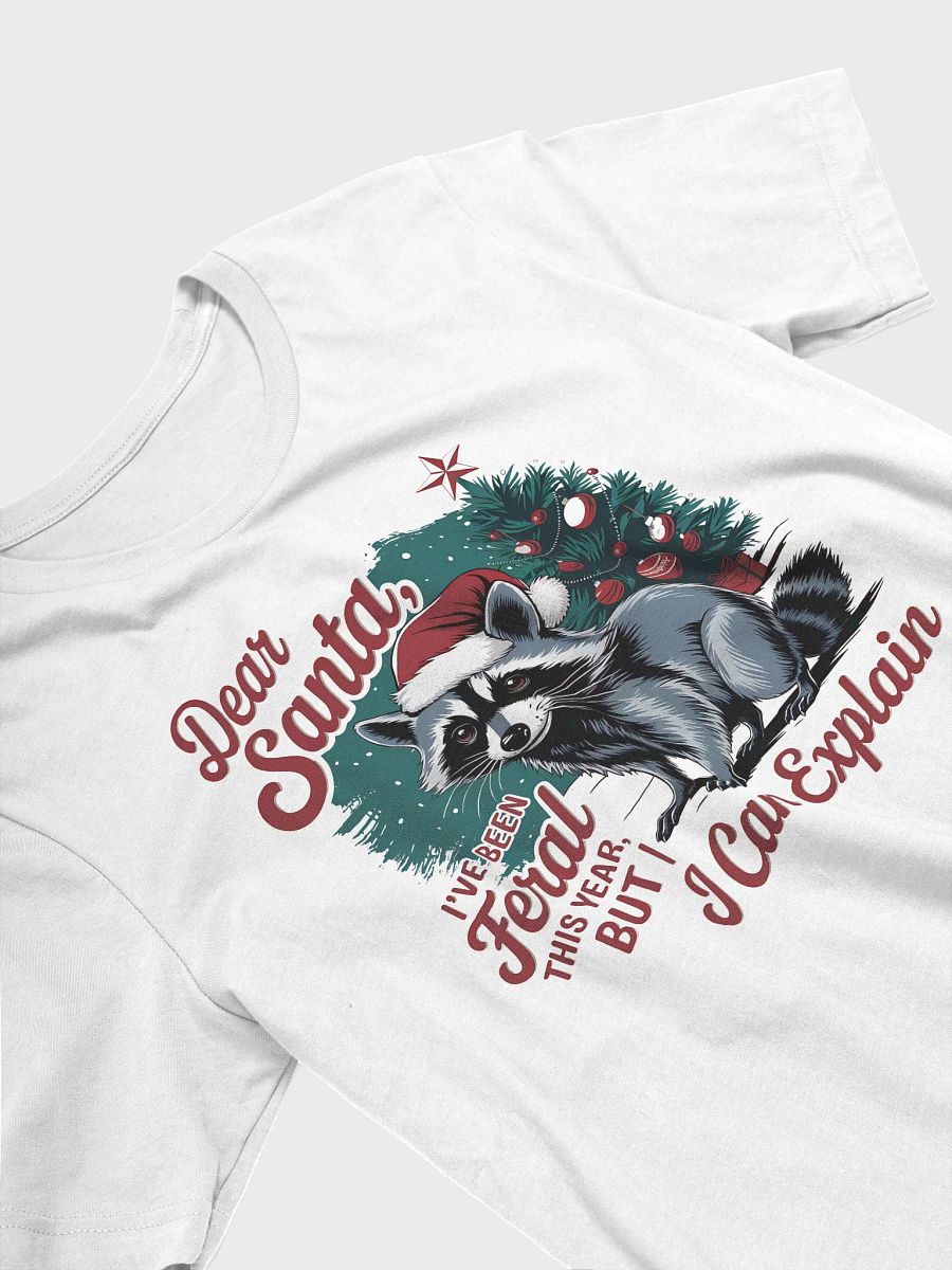Dear Santa I Have Been Feral Funny Christmas Shirt product image (107)