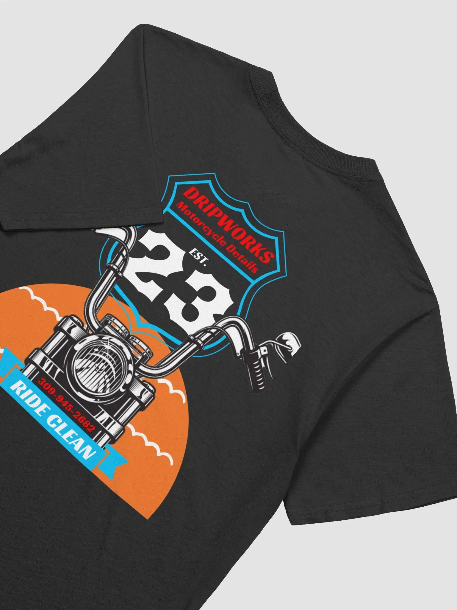 RIDE CLEAN Motorcycle Graphic Tee product image (1)