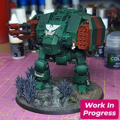 Another Progress shot, my ballistus dreadnaught this time :)

 @warhammerofficial
#warhammer40k #warhammer #gamesworkshop #mi...