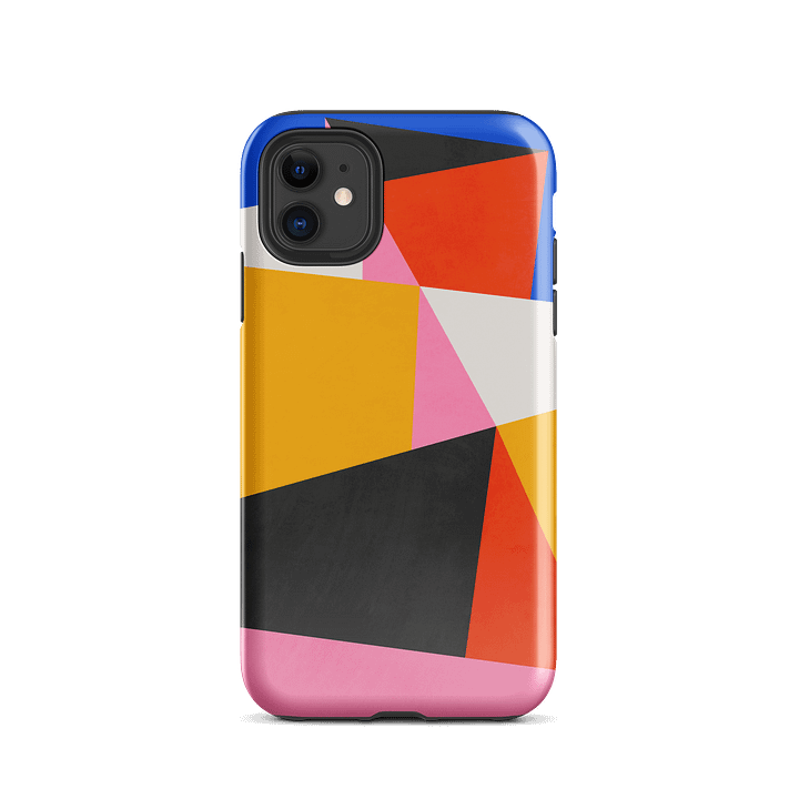 Bauhaus Shape Study: Mid Century Series Tough iPhone Case product image (1)