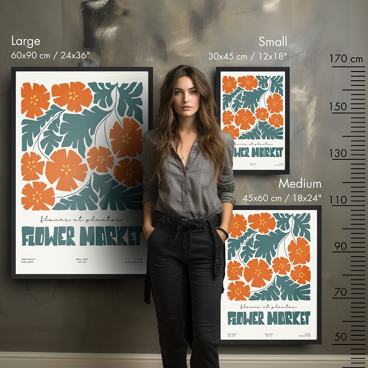Flower Market No. 1 - Framed Poster product image (2)