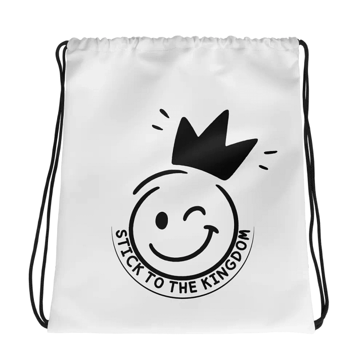 “Stick to the Kingdom” Drawstring Bag product image (1)