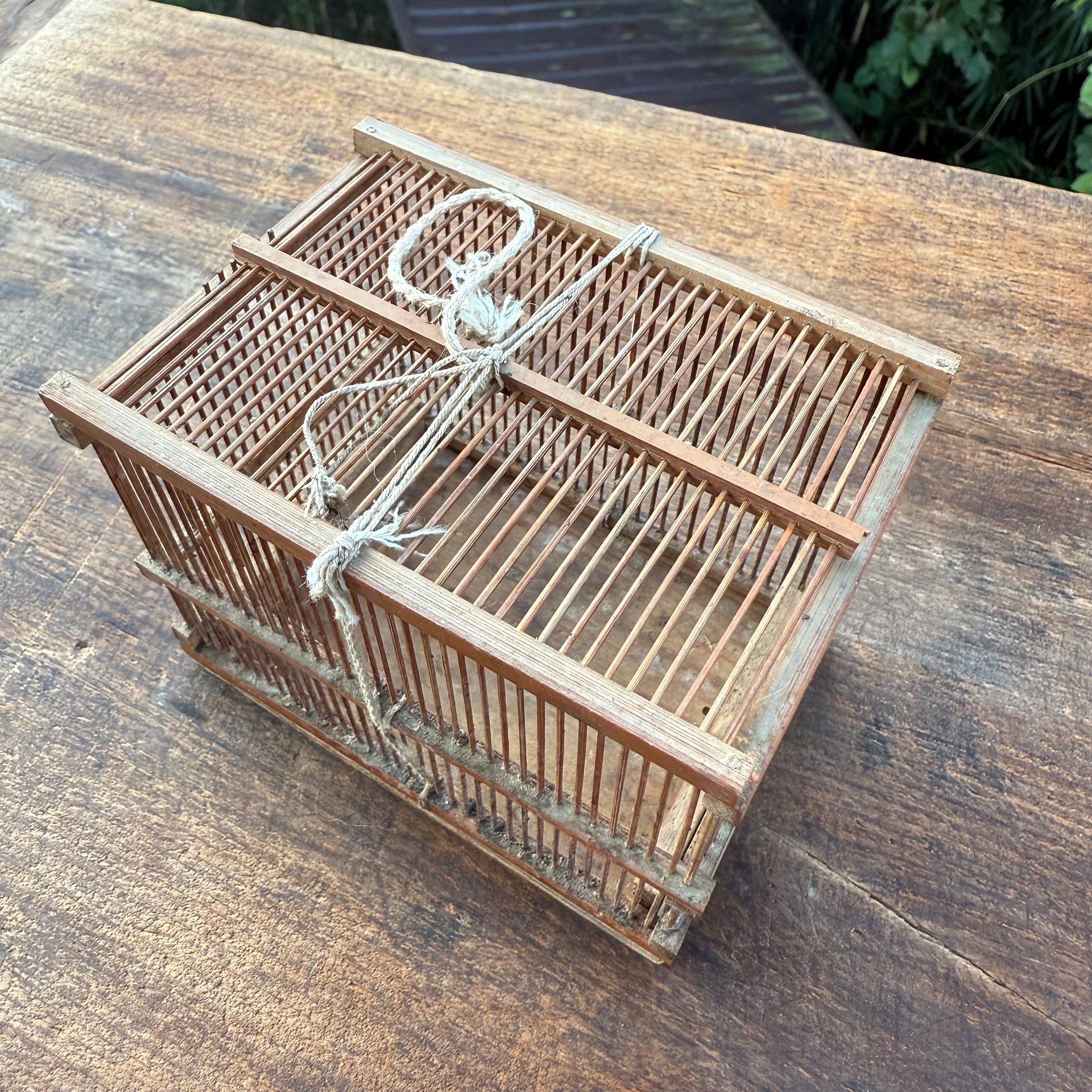 🎎 Antique Japanese Bamboo Mushikago (Insect Cage) – Mid‑Showa Folk Craft product image (3)