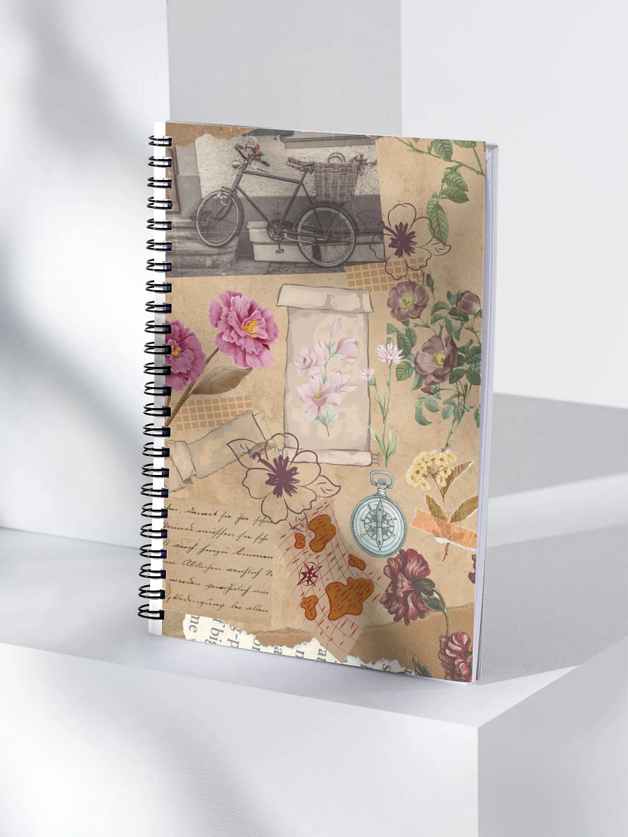 Floral Wanderlust Spiral Notebook product image (4)