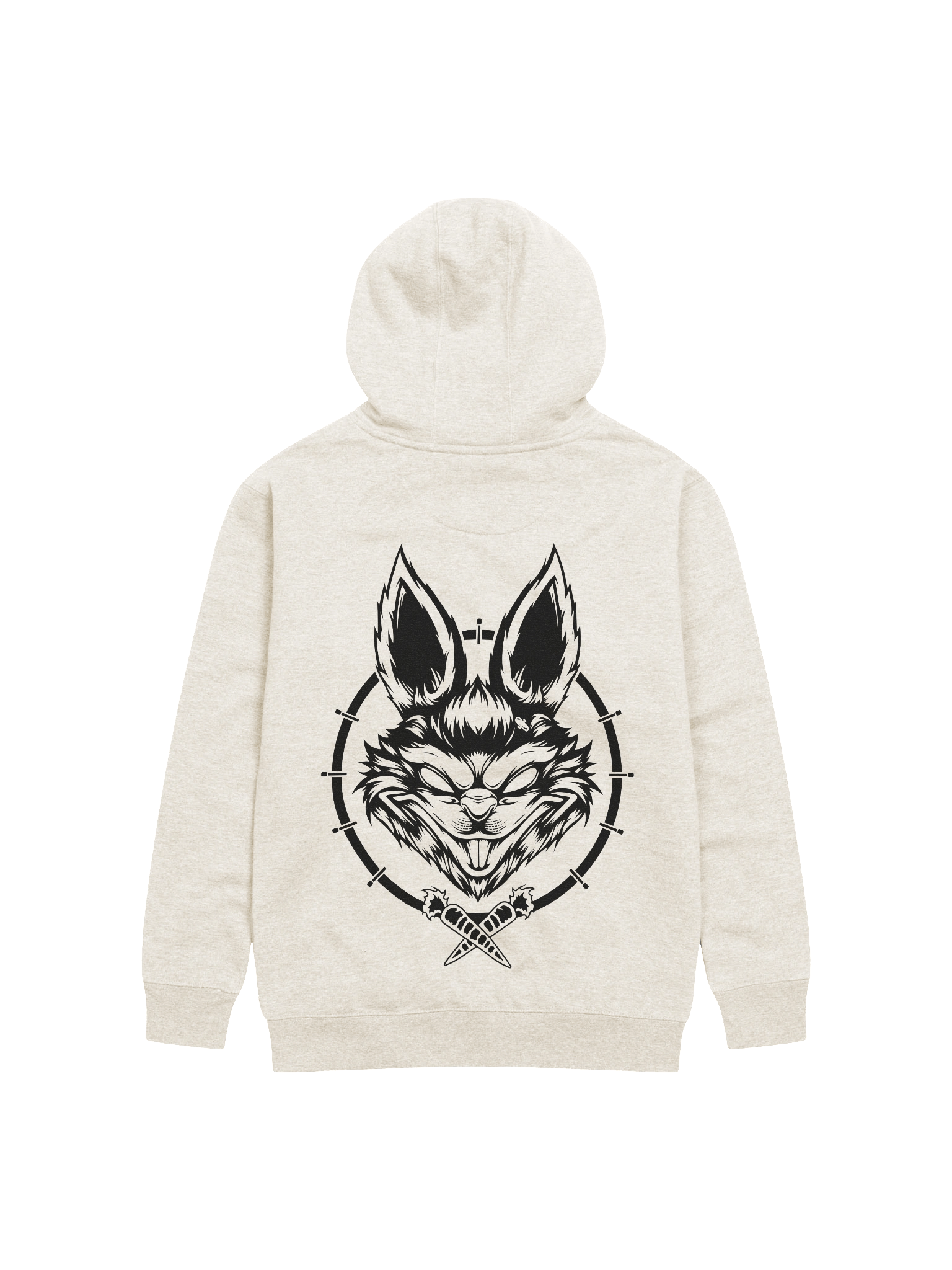 Bass Rabbit Hoodie (Black Logo) product image (1)
