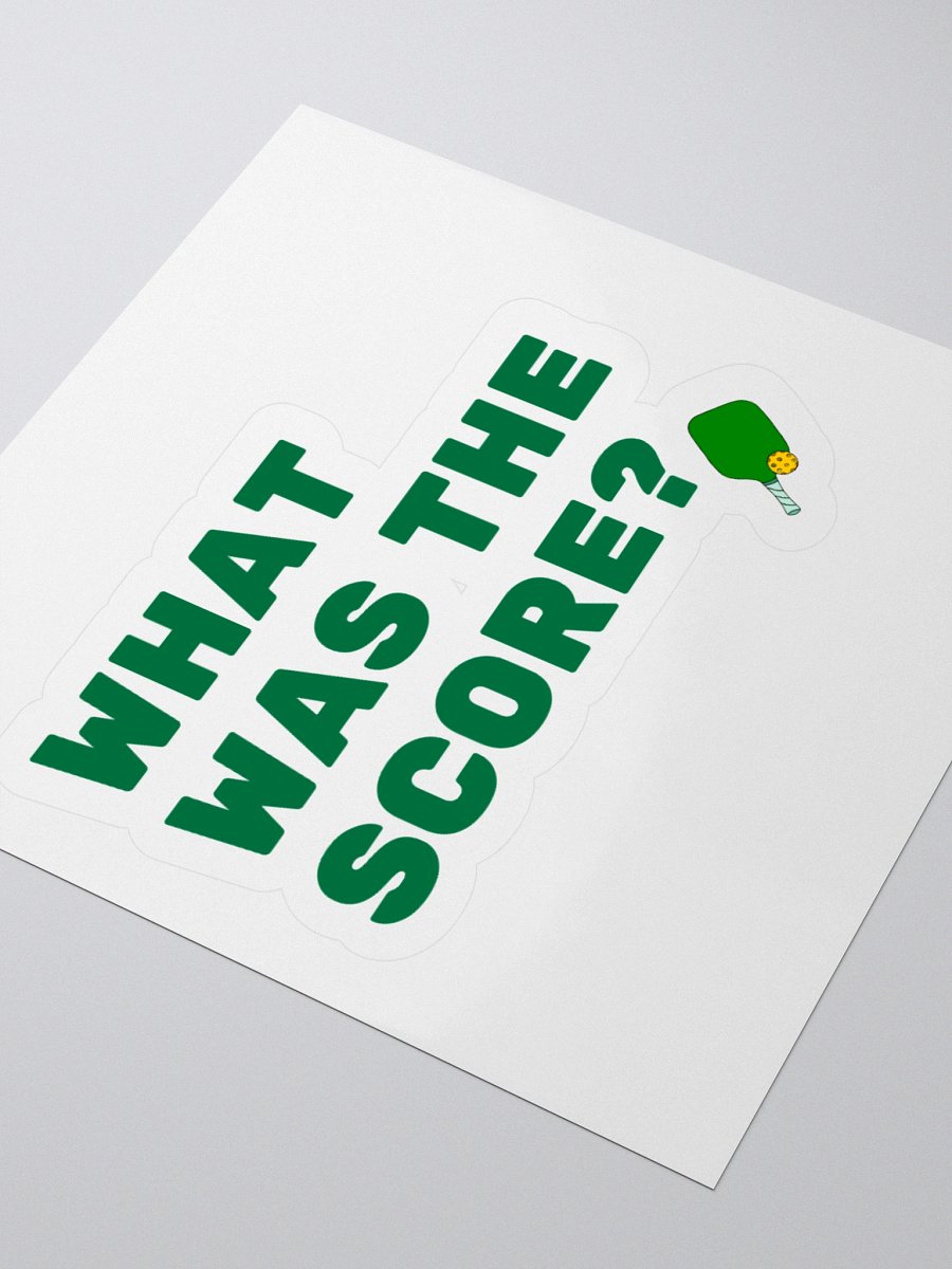 What Was The Score Sticker product image (3)