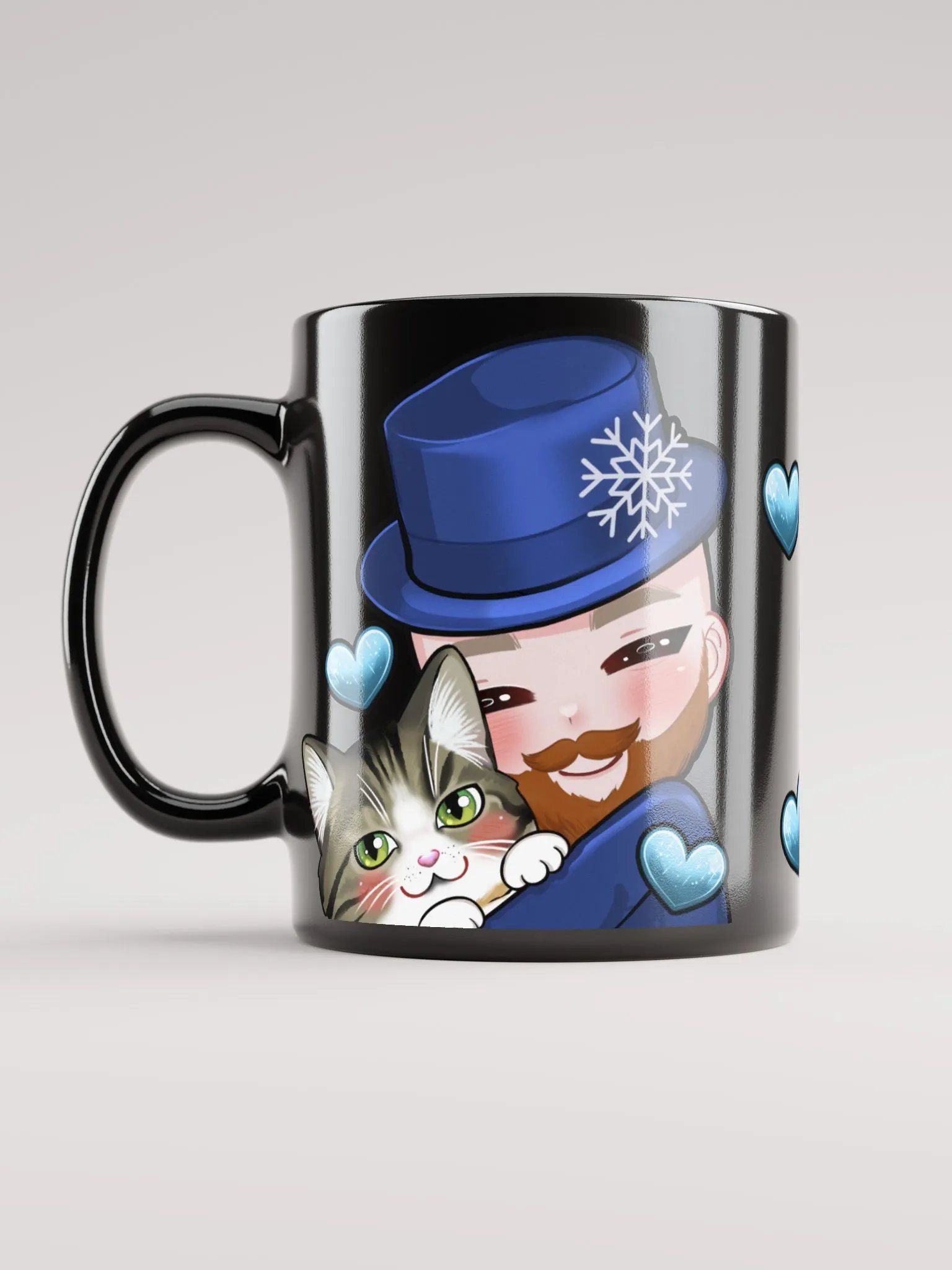 Hug Mug (Black Glossy) product image (6)